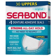 SeaBond 의치용 점착제 씰 오리지널 상부용 30개 - seacscreen