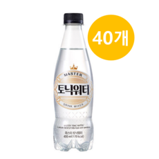 롯데마스터토닉워터, 400ml, 40개