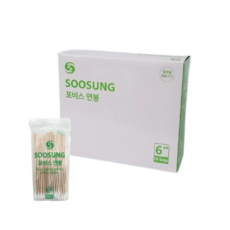 문정 솜면봉 긴면봉(15cm) 100개 x 10팩, 1개