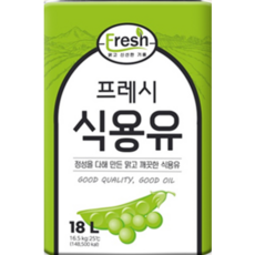 [이장네푸드] 대용량 프레시 콩식용유 업소용 18L 1개