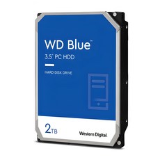 WD Blue HDD SATA3 하드디스크, WD20EZBX, 2TB WD20EZBX, 2TB