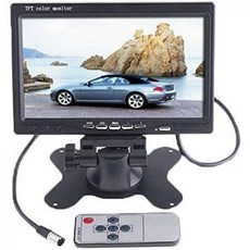 BW 7인치 고해상도 800 * 480 TFT 컬러 LCD 자동차 후방 카메라 모니터 지원 화면 회전 2개의 AV 입력, BW 7인치 고해상도 800 * 480 TFT 컬러 L, 1개