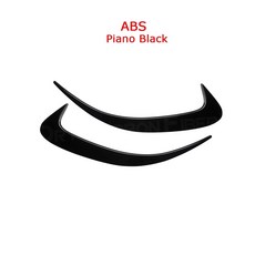 벤츠 CLS300 CLS350 CLS450 18-19년형 카본 ABS 리어 범퍼 벤트 외부 트림 4도어 세단 카본, ABS Piano 블랙