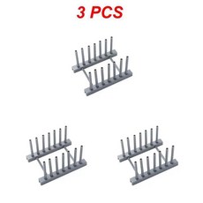 주방 접시 배수구 선반 거치대 건조 정리함 플레이트 디스플레이, 1개, 8.Style A 3pcs