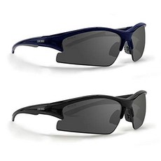 스포츠 선글라스 2 Pair Golf Sport Sunglasses Epoch 1 Blue/Gray w/Smoke & Black w/Smoke Lens, 본문참고
