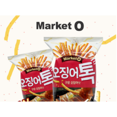 오리온 마켓오 오징어톡 80g X 12 단짠단짠 맥주안주, 6개