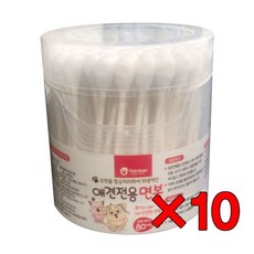 눈 X10 애견전용 강아지 면봉 세척 펫크린 80p ide*99041kB, 1