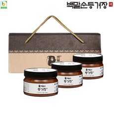 백말순등겨장 선물세트 6 등겨장 600g*3개, 3개, 600g