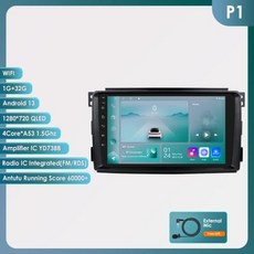 2Din 옥타코어 7862S 안드로이드 자동 스테레오 카플레이 스마트 포투 451 2005 - 2008 2009 2010 자동차 멀티미디어 GPS 네비게이션 4G DSP, 1) P1, 없음, 1개