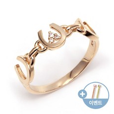 [비앤비골드]14K 반지 말발굽 모던 골드링 여성금반지 ROS1677