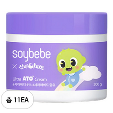 소이베베 유아용 울트라 아토 크림, 300g, 11개
