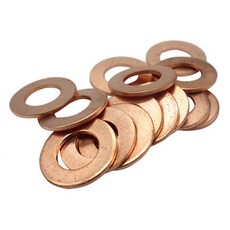 연료 노즐 7x5mm 디젤 9x18mm 씰 인젝터 패드 링 구리 도구 펌프 레일 수리 커먼 와셔 O 개스킷, 9x18x2mm circle, 1개