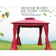 야외 레저 파빌리온 안뜰 정원 빌라를 위해 특별히 설계된 4 기둥 유럽식 고대 건물 풍경 아연 도금 철 알루미늄 합금