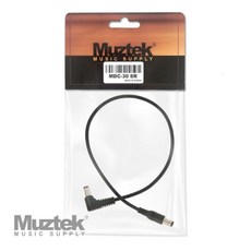 Muztek MDC-30 SR 뮤즈텍 DC 케이블 (30cm) 한쪽1자 + 한쪽ㄱ자 플러그, 1개