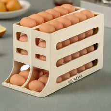 실솜 데굴데굴 반자동 계란 보관함 세트(2개)