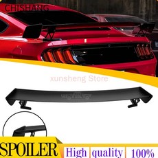 더 나은 디자인 ABS 카본 Vicrez GT500 스타일 리어 스포일러 포드 머스탱 15-21 Carbon fiber pattern, 유광블랙