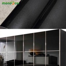 검은 대리석 우드 그레인 자기 접착제 방수 벽지 부엌 캐비닛 조리대 PVC 벽 스티커 비닐 연락처 용지|벽지|, 1개, Black Wood