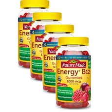 네이처 메이드 비타민B12 구미 1000mcg 160정 Nature Made Vitamin B12 Gummies, 4개