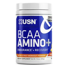 유에스엔 BCAA 아미노+ 인트라 & 포스트 워크아웃 파우더 망고 파인애플, 330g, 1개