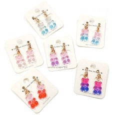 곰돌이젤리아동귀걸이