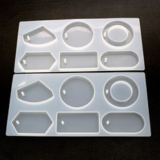 새로운 도착 실리콘 몰드 솔리드 diy 쥬얼리 펜던트 에폭시 수지 크리스탈 목걸이 팔찌 귀걸이 기하학 만들기