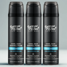 포멀비 쿨킥 쉐이빙폼 면도크림 오리지널 200ml 3개