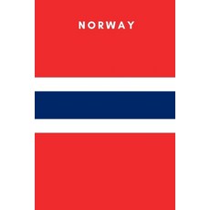 (영문도서) Norway: Country Flag A5 Notebook to write in with 120 pages Paperback, Independently Published, English, 9781086598506