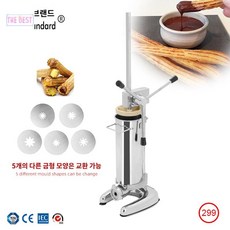 츄러스기계 업소용 믹스 꽈배기 푸드트럭 반죽 야시장 츄러스 메이커, 수동3L라틴과기