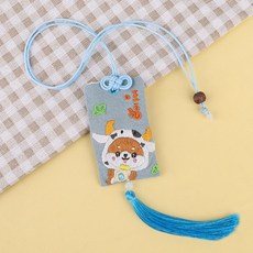 만들기세트 DIY 자수 파우치 초보 캐릭터 재료 직장인, 선택5