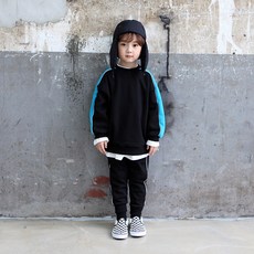 메르시보꾸 아동용 루니라인조거셋 기모츄리닝 주니어 바지세트