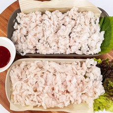 남해안 당일어획 자연산 아나고회 순살 세꼬시 초장증정 400g (원물 1kg), 1개
