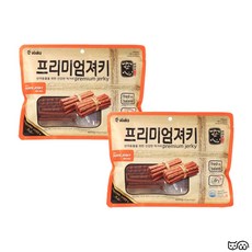 아스쿠 안심프리미엄 연어져키 800g 강아지간식 져키, 2개