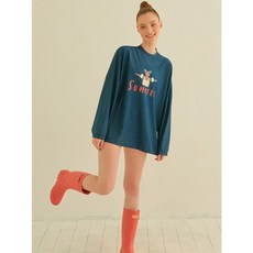 [비키니밴더] 썸머 오버핏 래쉬가드 - navy, 색상:one size