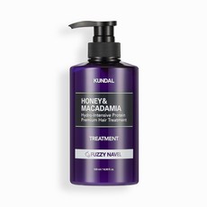 쿤달 허니 앤 마카다미아 헤어 트리트먼트 퍼지네이블향, 500ml, 1개