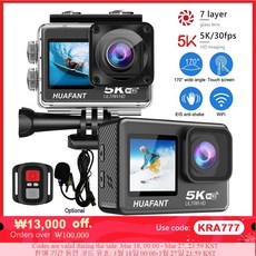 자전거 블랙박스 카메라 G9Pro + 액션 2.0 터치 LCD EIS 듀얼 WiFi 170D 30M 4X 줌 고 스포츠 프로, 3)Option 3