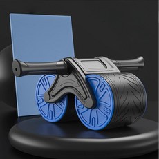 LOVFIR 논슬립 저소음 복근운동기구 ab슬라이드 무릎보호패드 가정용 남녀 다이어트 운동기구, 푸른 색