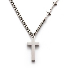 남자은십자가목걸이