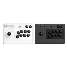 8BitDo 아케이드 스틱 Xbox 정식 라이센스 컨트롤러 스트리트 파이터 6, 화이트, 1개