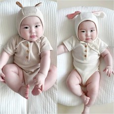 (Baby) 아기옷 허니슈트 신생아바디슈트 출산선물 돌 백일 6개월 12개월 외출복