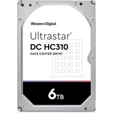 동영상저장 하드 디스크 저장공간 Western Digital 6TB Ultrastar DC HC310 SATA HDD - 7200RPM 클래스 6Gb/s 256MB Cache, 상세참조 - hus728t8tale6l4