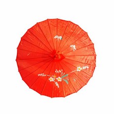 중국장식우산 우산(choubusan) 중국전통문화체험 다문화체험, 빨간색