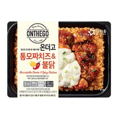 아워홈 온더고 통모짜치즈 불닭 290g x 4팩 냉동도시락, 4개