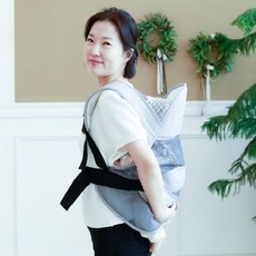 나와니스 베이비꼬 조끼형 포대기 까꿍 아기포대기 (WC783E3), 사계절 블루
