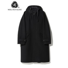 비슬로우 BESLOW M65 CASHMERE 후드 COAT 블랙