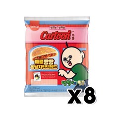 빵빵이 매콤빵빵 마라로제치킨 부리또 띠부씰포함 130g x 8개 상품 이미지