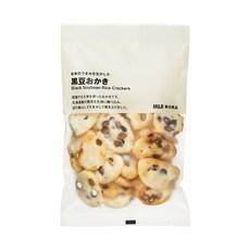 일본 무인양품 쌀의 맛을 살린 검은콩 오카키 센베이 48g, 1개