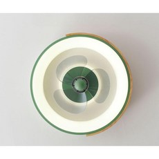 천장실링팬 선풍기 거실 침실 씰링팬 소형, 라운드 화이트-48x14CM - APP+리모콘