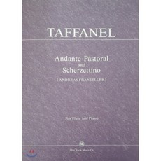 타파넬 플루트 안단테 파스토랄과 스케르제티노, 한국음악사, PAUL TAFFANEL 저/ANDREAS FRA...