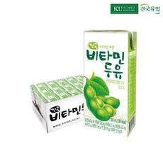 [건국우유] 비타민 두유 190ml, 24개
