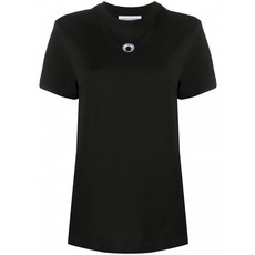 [MARINE SERRE] 여성 티셔츠 Polos Nero T035FW20M LARGEFIT0
